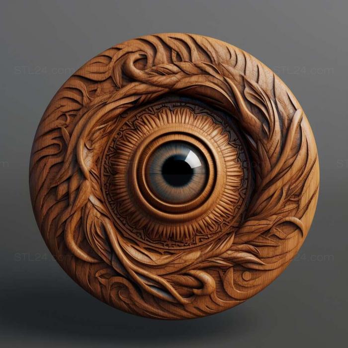 st eye 3d model 4